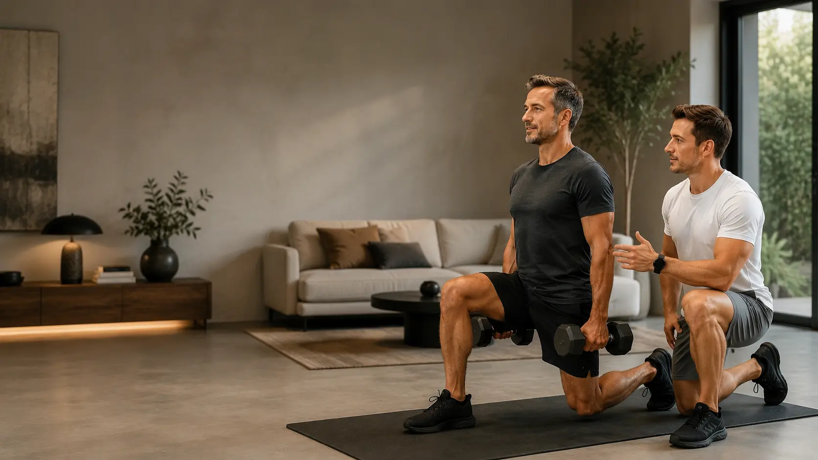 Coach sportif Home Fitness en séance individuelle à domicile